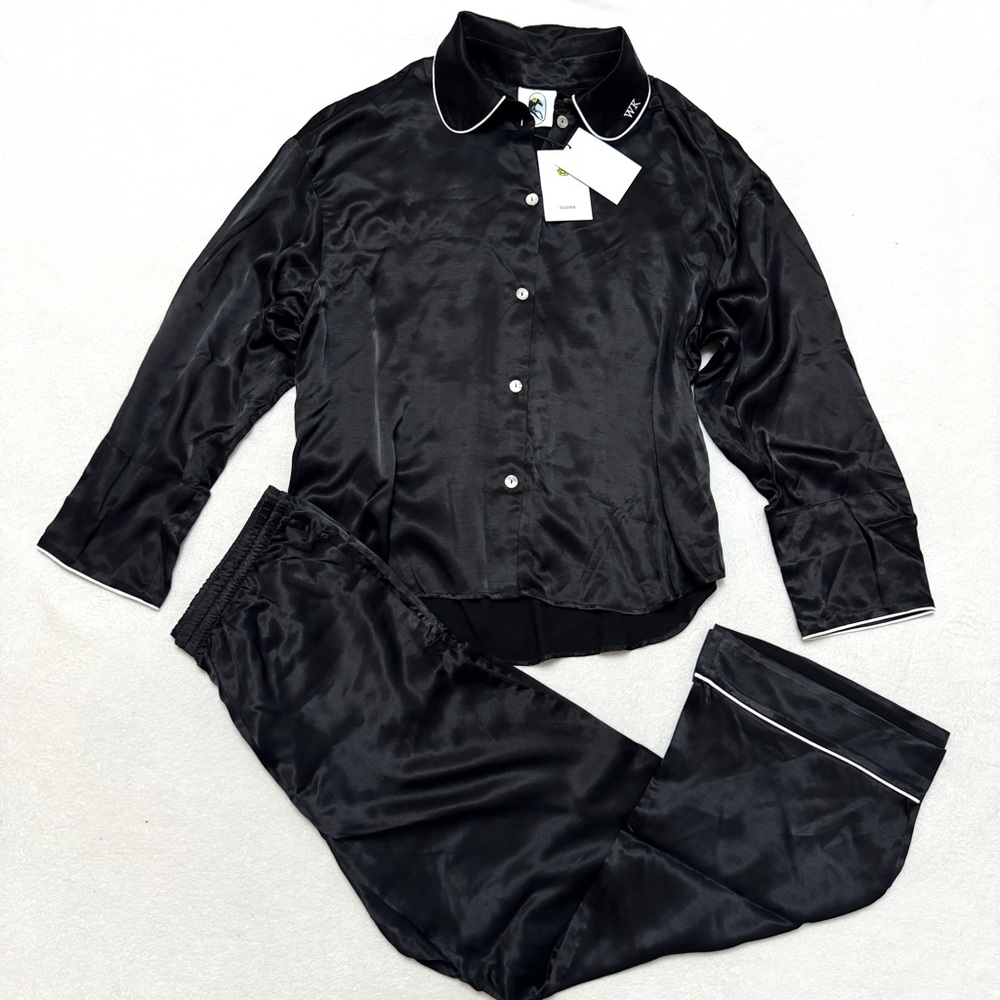 SLEEPER sz L / XL Pajama Set Black NEW Custom Logo